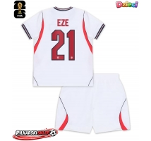 Anglia Eberechi Eze #21 Koszulka Podstawowa dzieci MŚ 2026 Krótki Rękaw (+ krótkie spodenki)